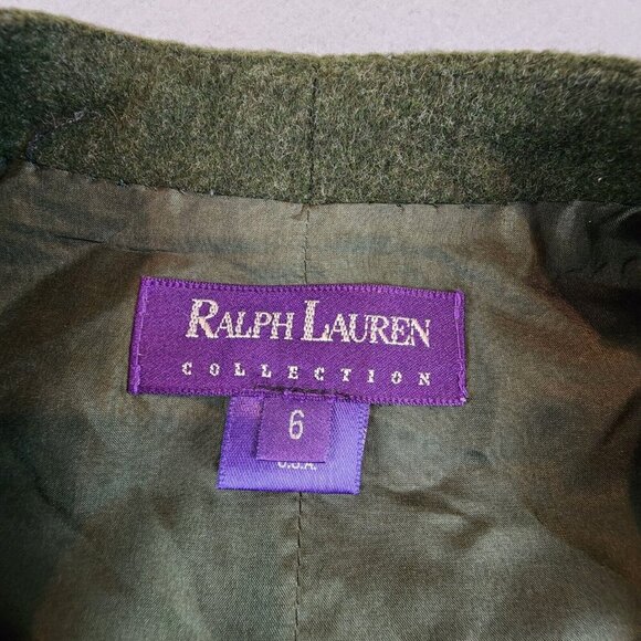 Ralph Lauren Collection Purple Label Vtg Wool Cashmere Military Inspired Vest 6 - Picture 6 of 15